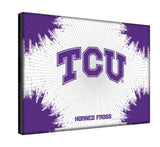 Texas Christian University Horned Frogs Logo Wall Decor Canvas