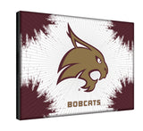 Texas State University Bobcats Logo Wall Decor Canvas