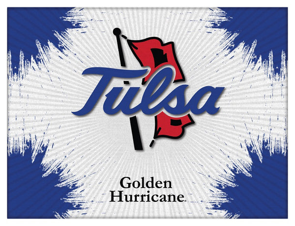 University of Tulsa Golden Hurricanes Logo Wall Decor Canvas