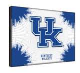 University of Kentucky Wildcats UK Script Logo Wall Decor Canvas