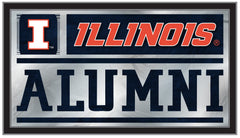 University of Illinois Fightin Illinis Logo Alumni Mirror by Holland Bar Stool Company