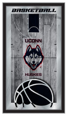 Connecticut Huskies Logo Basketball Mirror