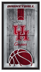 University of Houston Cougars Logo Basketball Mirror by Holland Bar Stool Company