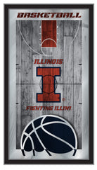 Illinois Fighting Illini Logo Basketball Mirror