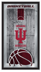 Indiana University Hoosiers Logo Basketball Mirror by Holland Bar Stool Company