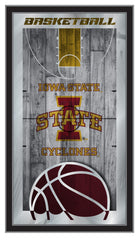 Iowa State University Cyclones Logo Basketball Mirror by Holland Bar Stool Company