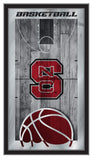 North Carolina State Wolfpack Logo Basketball Mirror