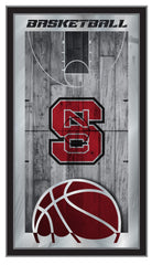 North Carolina State Wolfpack Logo Basketball Mirror