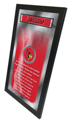 Illinois State University Redbirds Logo Fight Song Mirror