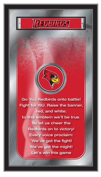Illinois State University Redbirds Logo Fight Song Mirror