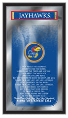 Kansas Jayhawks Logo Fight Song Mirror