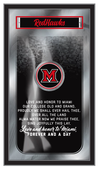 Miami University RedHawks Logo Fight Song Mirror