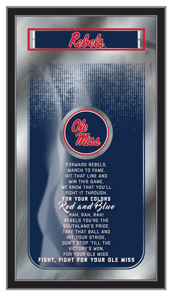 Mississippi Rebels Logo Fight Song Mirror