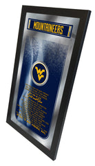 West Virginia Mountaineers Logo Fight Song Mirror