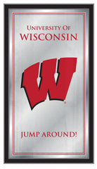 Wisconsin Badgers Logo Fight Song Mirror