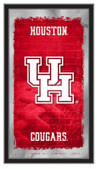 University of Houston Cougars Logo Football Mirror by Holland Bar Stool Company