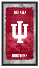 Indiana University Hoosiers Logo Football Mirror by Holland Bar Stool Company