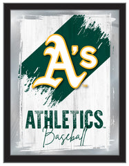 Oakland Athletics MLB Wall Logo Mirror
