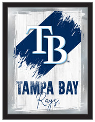Tampa Bay Rays MLB Wall Logo Mirror