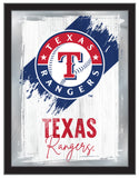 Texas Rangers MLB Wall Logo Mirror