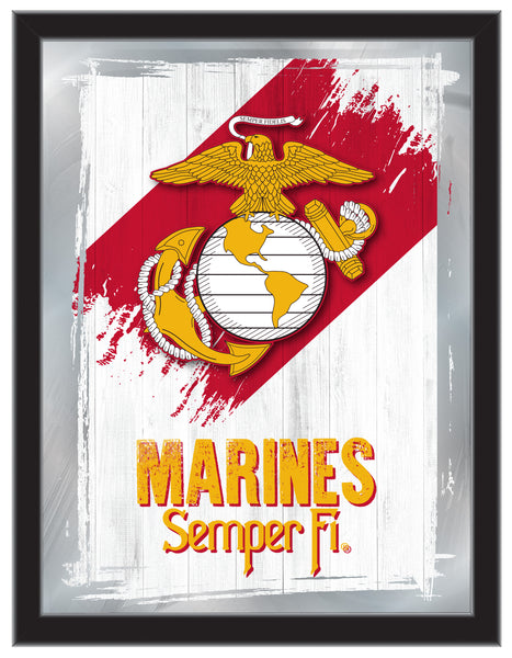 Traditional Red and Yellow Eagle United States Marine Corps Logo Mirror Design 8