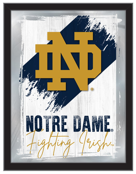 Notre Dame  (ND) NCAA College Team Wall Logo Mirror