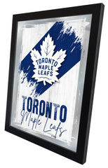 Toronto Maple Leafs NHL Hockey Team Logo Bar Mirror