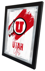 University of Utah NCAA College Team Wall Logo Mirror