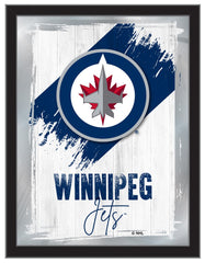 Winnipeg Jets NHL Hockey Team Logo Bar Mirror