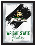 Wright State University NCAA College Team Wall Logo Mirror