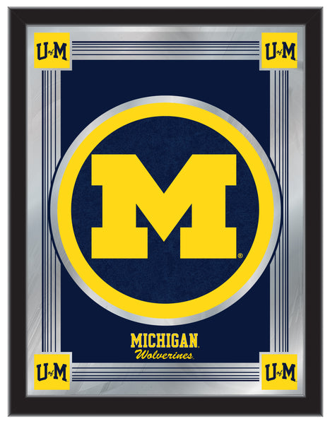 Michigan Wolverines Logo Mirror