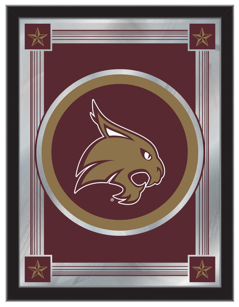 Texas State University Bobcats Logo Mirror