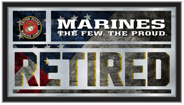 United States Marine Corps Retired Wall Mirror