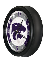 Kansas State Wildcats Logo LED Clock | LED Outdoor Clock