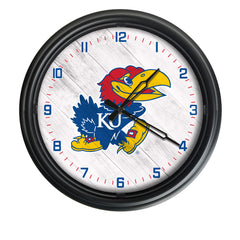 Kansas Jayhawks Logo LED Clock | LED Outdoor Clock