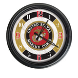 US Marine Corps Logo LED Clock | LED Outdoor Clock
