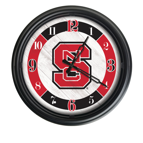 North Carolina State Wolfpack Logo LED Clock | LED Outdoor Clock