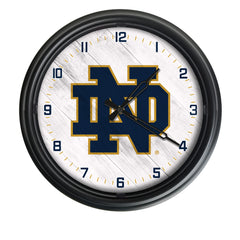 Notre Dame Block ND Logo LED Clock | LED Outdoor Clock
