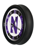 Northwestern Wildcats Logo LED Clock | LED Outdoor Clock