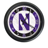 Northwestern Wildcats Logo LED Clock | LED Outdoor Clock