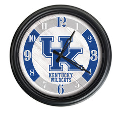 University of Kentucky Wildcats UK Script Officially Licensed Logo Indoor - Outdoor LED Wall Clock