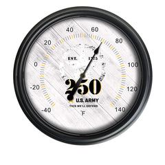 United States Army 250th Anniversary LED Thermometer | LED Outdoor Thermometer