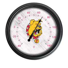 Ferris State University Logo LED Thermometer | LED Outdoor Thermometer