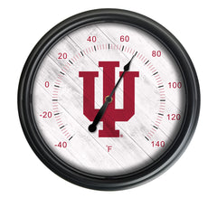 Indiana University Officially Licensed Logo Indoor - Outdoor LED Thermometer