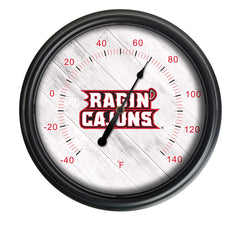 University of Louisiana at Lafayette Officially Licensed Logo Indoor - Outdoor LED Thermometer