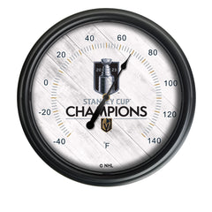 Las Vegas Golden Knights 2023 Stanley Cup Champions Logo LED Thermometer | LED Outdoor Thermometer 2023 Stanley Cup Championship