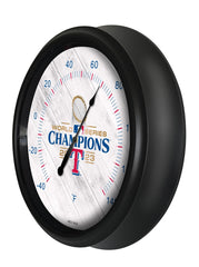 Texas Rangers 2023 World Series Champions Logo LED Thermometer | LED Outdoor Thermometer Texas Rangers World Series Champions