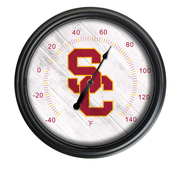 University of Southern California Trojans Logo LED Thermometer | LED Outdoor Thermometer