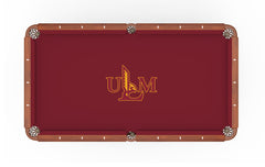 Louisiana at Monroe Logo Billiard Cloth