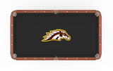 Western Michigan Logo Billiard Cloth